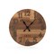 Zentique 30" Brown and Black Contemporary Round Darcy Wall Clock